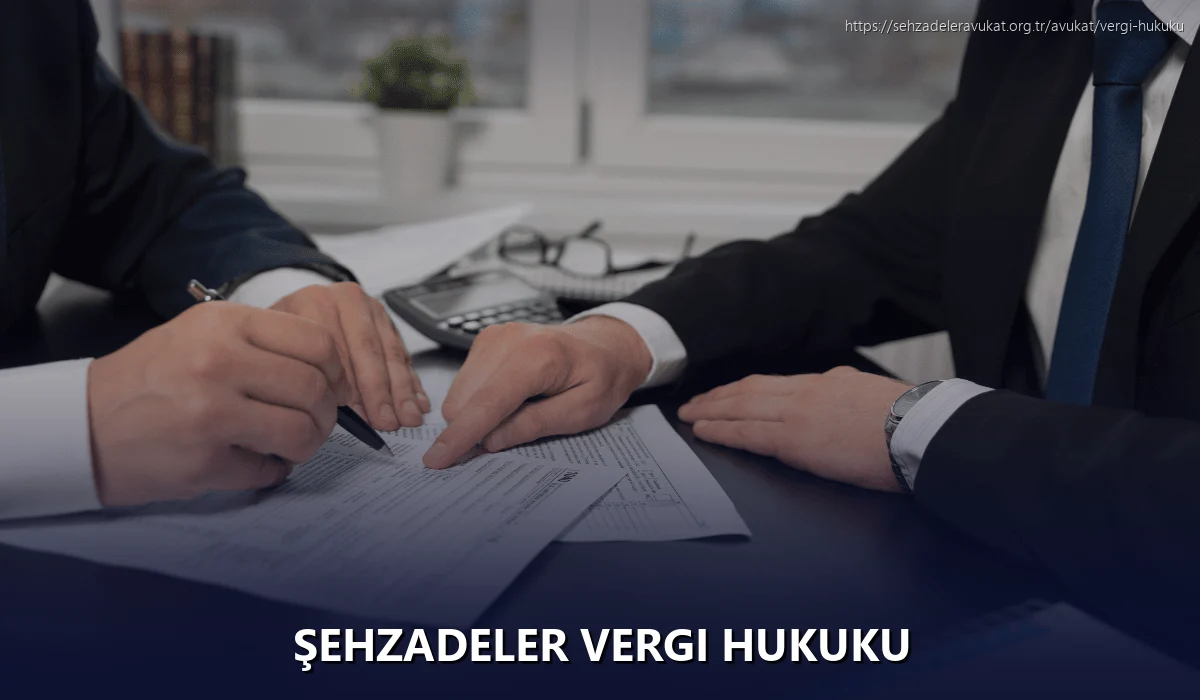 Şehzadeler Vergi Hukuku
